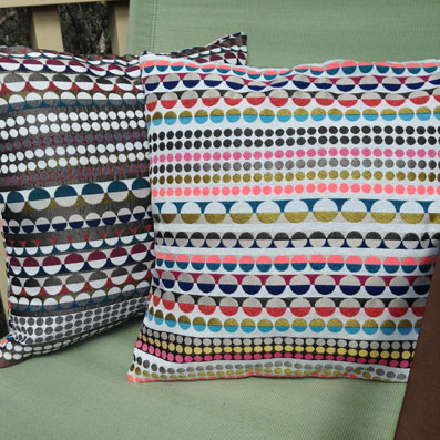 Emma blue vintage pillow cover