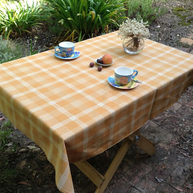 check kitchen tablecloth