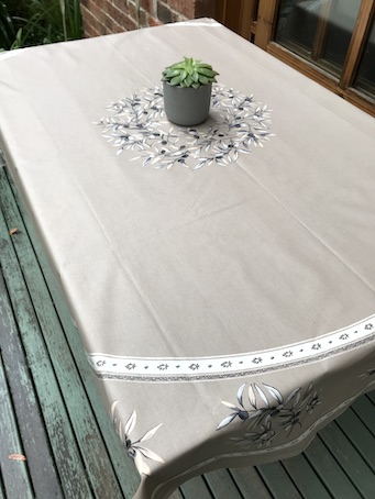 acrylic coated picnic tablecloth from Provence